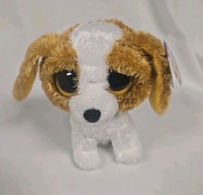 TY Beanie Boos - COOKIE the Brown Dog New Rare 2011 Purple Tag 6" 1st Gen