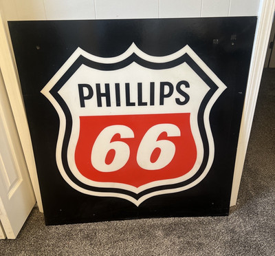 3 Ft X 3 Ft Philips 66 Plastic Sign Face For Lighted Sign Gas Oil  Station Shop