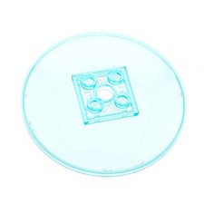 1x Lego Sat Radar Schüssel 6x6 transparent hell blau Schirm 10030 45729a 44375a