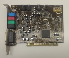 Creative Labs SB Live CT4870 Sound Card w/Drivers CD - FULLY TESTED 