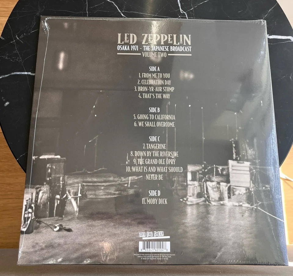 Led Zeppelin Osaka Japan 1971 Vol Two Limited Edition Vinyl Double LP NEW - Image 2 of 2
