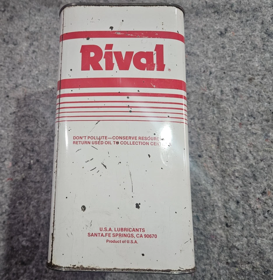 RARO ACEITE RIVAL VINTAGE DE 2 GALONES DIFÍCIL DE ENCONTRAR??? Foto 4 de 4