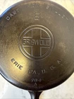 Vintage Griswold Cast Iron Ten Inch Skillet No 8  Erie PA USA 704 A