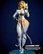 1/24 Emma Frost Resin 3D Print Model Kit Unpainted Garage Kit statue Figure