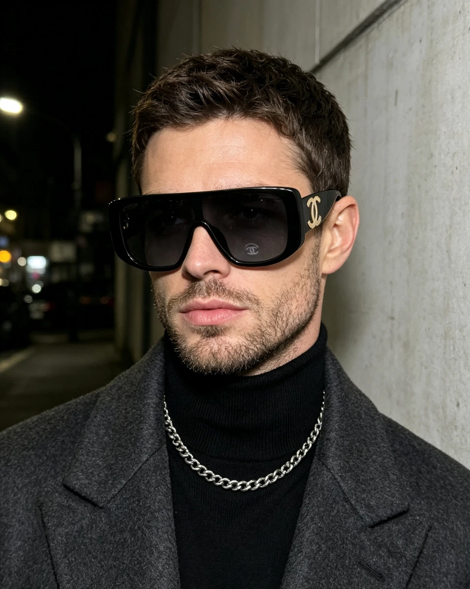 CHANEL Shield Sunglasses for Men for sale | eBay