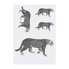 4 x 'Leopard' Temporary Tattoos / Transfers TO00005896 