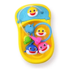 Pinkfong Baby Shark Character Water Play Bath Toy Fishing Game Set Kids Shower