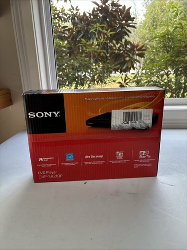 Sony Progressive Scan CD and DVD Player Brand New in Black | DVP-SR210P - Picture 1 of 5