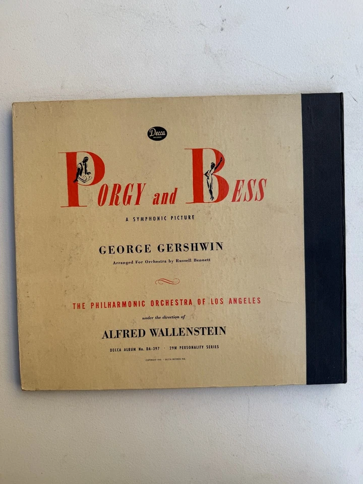 George Gershwin - Porgy and Bess 12" 78 RPM Record Set 1941 Decca Classical - Image 2 of 4