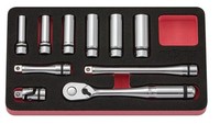 "Nepros 3/8\" Tiefer SteckschlÜSselsatz (8 ~ 17 Mm) NTB3L10C Hergestellt In..."