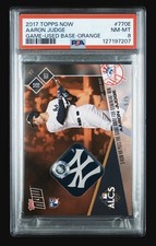 2017 Topps Now Aaron Judge Game Used Base Orange /5 (RC)