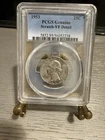 1953 Washington Quarter-PCGS Genuine Scratch-VF Detail