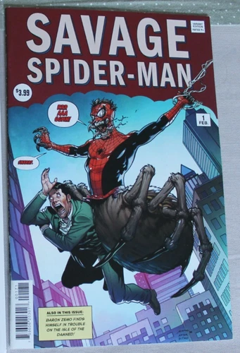 Savage Spider-man #1 Amazing Fantasy #15 Homage Variant Cover