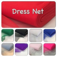 Dress Net Fabric 140cm Wide - Tulle - Tutu- Dancewear- Bridal - Veil- Fancydress