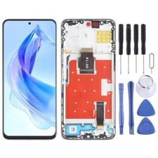 For Honor 90 Lite Original LCD Display Touch Screen Digitizer with Silver Frame