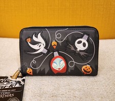 Loungefly Disney Nightmare Before Christmas Tree Lights GID Zip Around Wallet