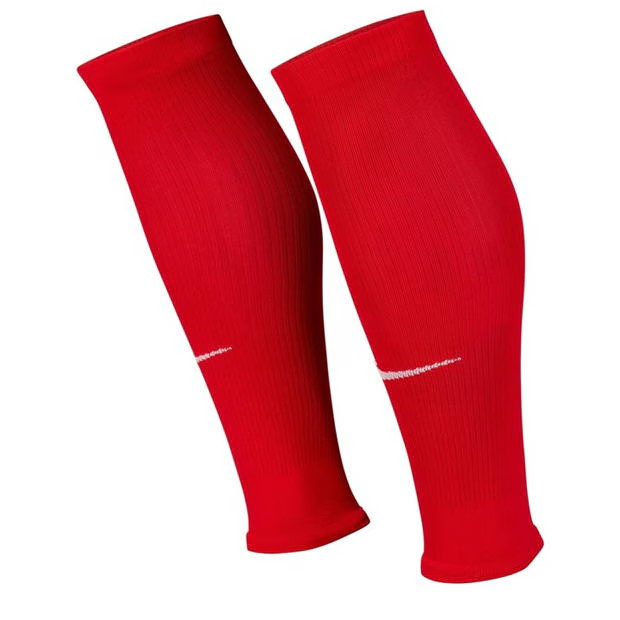 NIKE STRIKE DRI-FIT FOOTBALL LEG SLEEVES - SMALL/MEDIUM - RED