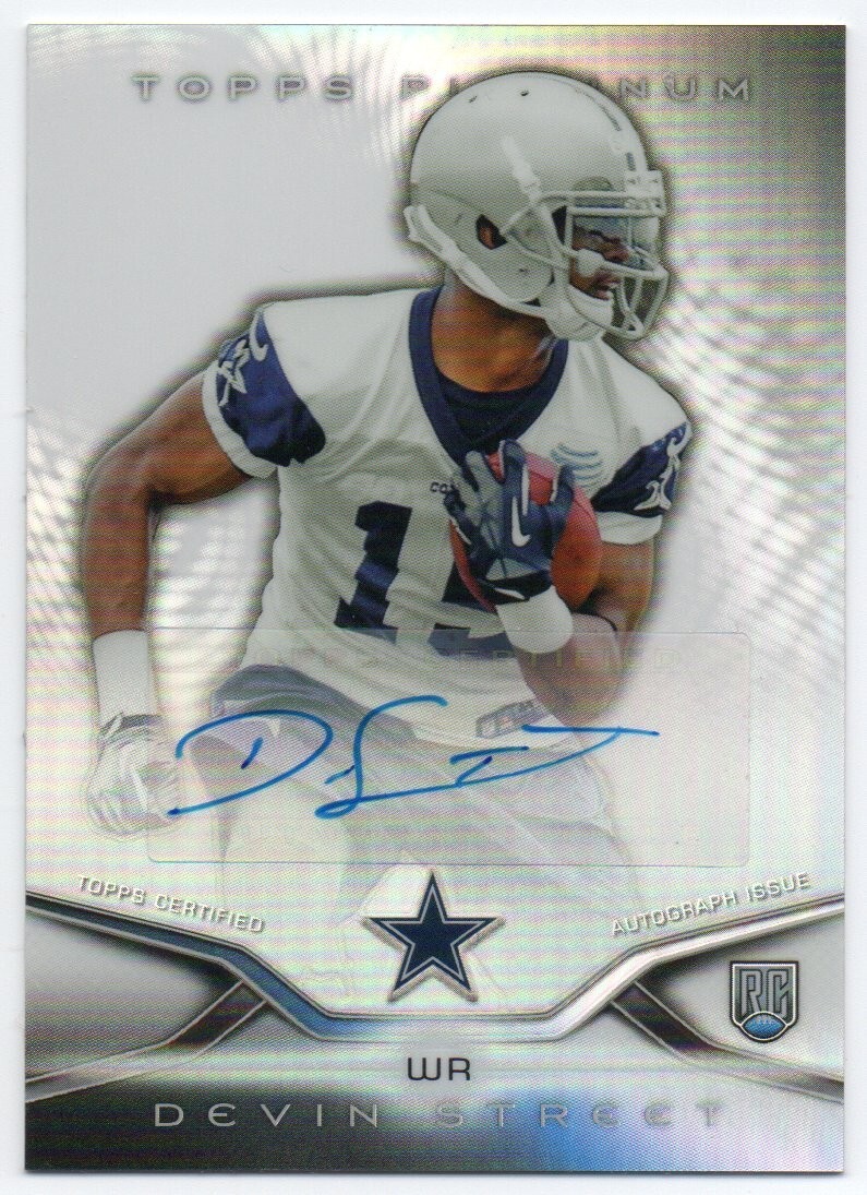 2014 Topps Platinum Autographs Refractors #18 Devin Street RC Auto