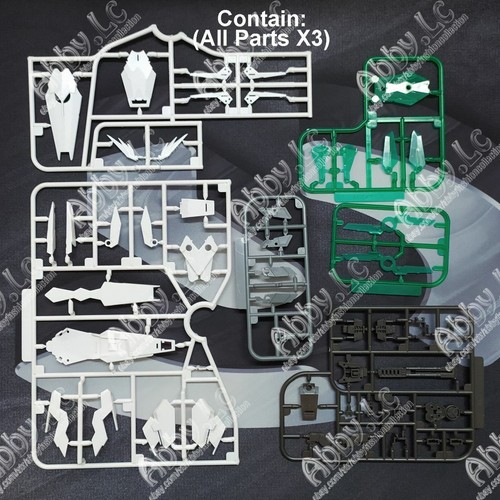 for HG RG 1/144 Unicorn Full Armor Model 3x Armed Armor DE Shield Set w/ Stands - 第 2/5 張圖片
