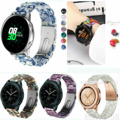 Resin Watch Band Metal Strap For Samsung Galaxy Watch 4 5 6 7 40/44 Classic43/47