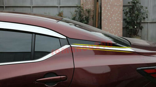 For Nissan Sentra 2020-2023 silver Window Visors Rain Sun Guard Vent Deflectors - Picture 7 of 9