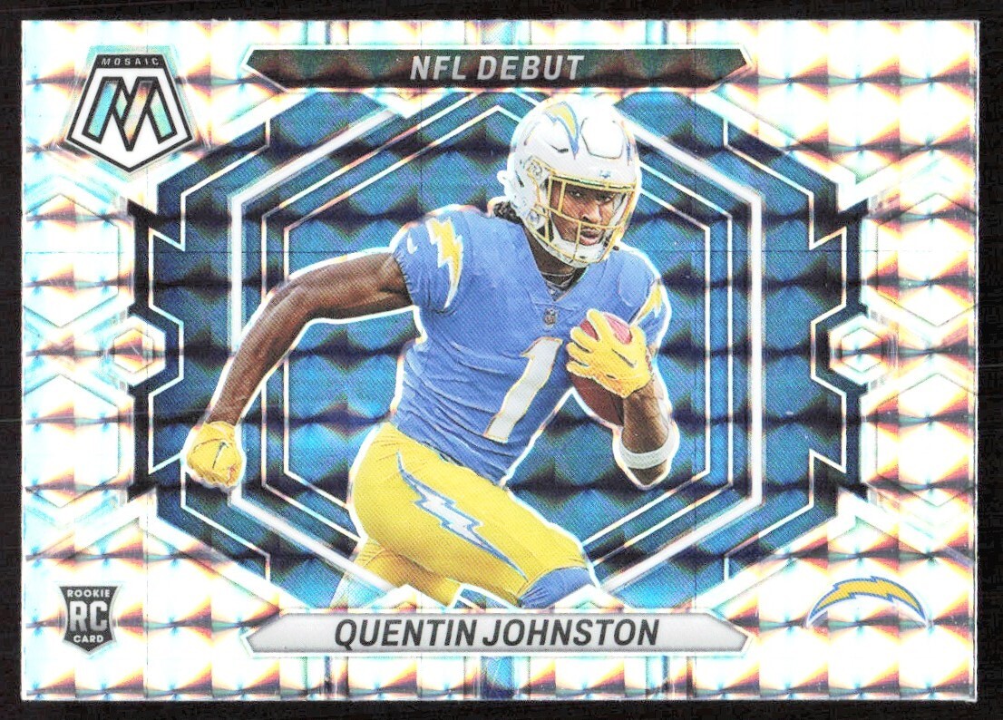 2023 4591E Panini Mosaic NFL DEBUT MOSAIC PRIZM Quentin Johnston Rookie Los