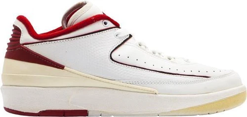 Jordan 2 Retro Low White Varsity Red