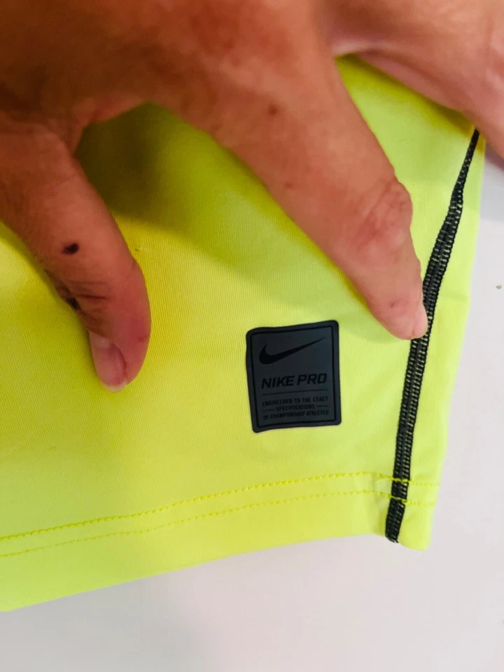 Boy's Nike 'KD Pro Cool' Fitted Compression T-Shirt, Yellow/Black, XS 7 - Image 3 of 4