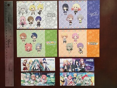 Project Sekai Colorful Stage Animate Cafe Postcard / Bookstore Collab Bookmarks