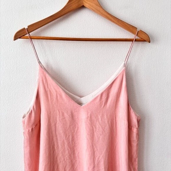 Vestido sin Mandas Amanda Uprichard Kendall Terciopelo Mezcla Seda Talla L Foto 4 de 4