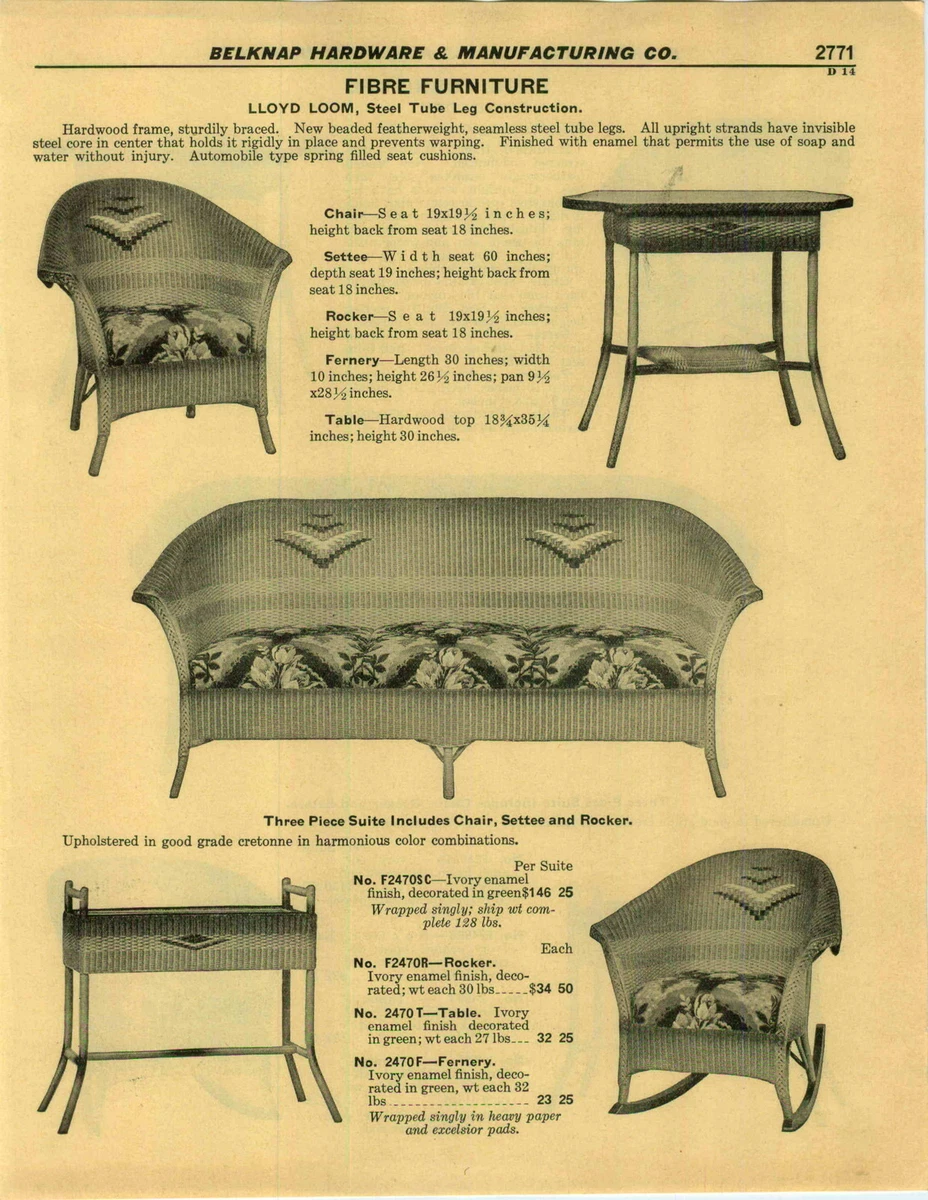 Lloyd loom rocking chair sales