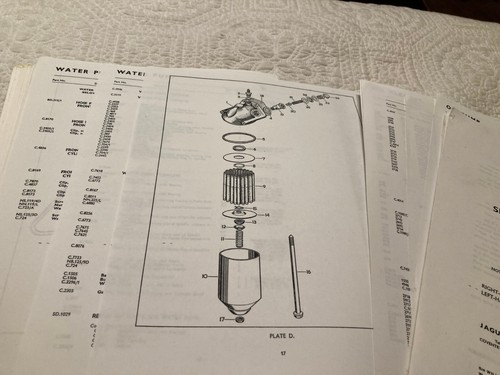 Jaguar MKVII Saloon Facsimile of Original Factory Parts Book - Picture 6 of 24