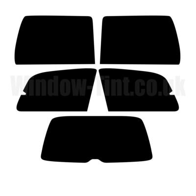 Pre Cut Scheiben-Tönungsfolie für VW Sharan MPV 1995-04 Heck 5% Limo Black 5-Tür