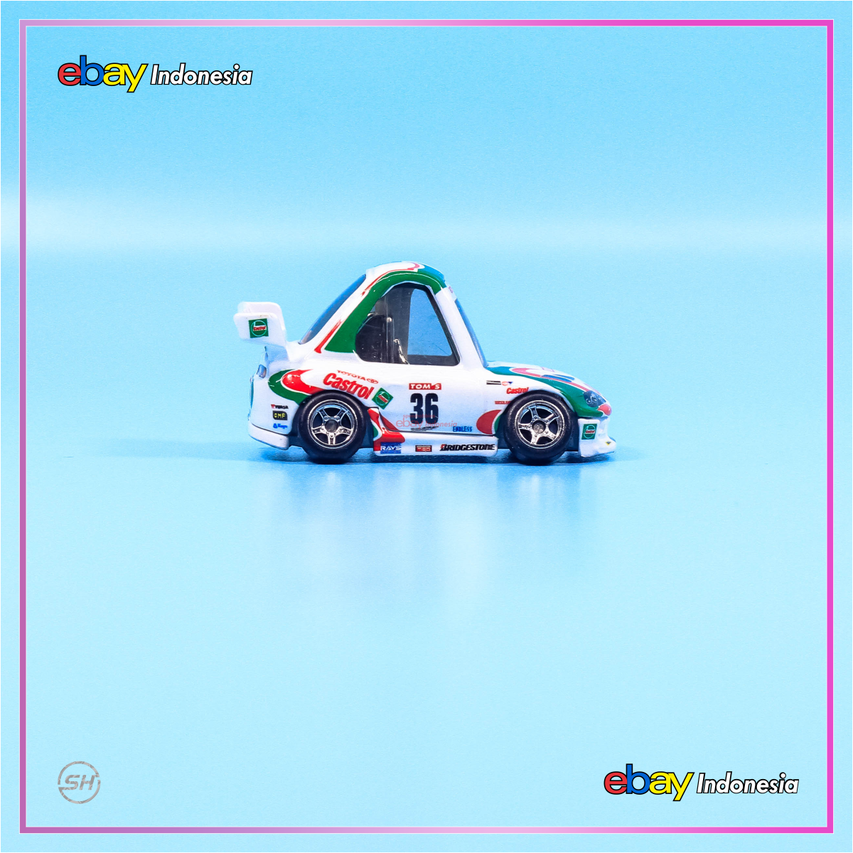 Hot Wheels Custom 94 Toyota Supra Tooned Castrol JGTC Diecast 1:64