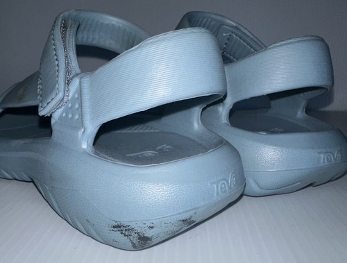 Women’s TEVA Bluish Gray Rubber (Croc Like) Sport Sandals ~ Size 5 - Picture 6 of 7