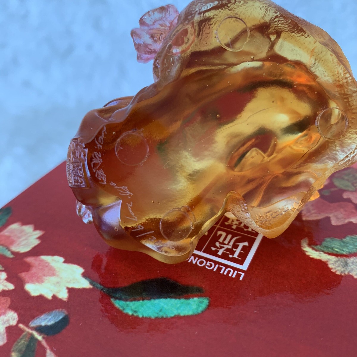Liuligongfang 琉璃工房 Limited Edition Crystal Pig 2007 | eBay
