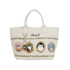 Paul & Joe Mini Tote Bag Canvas Medal IVORY Japan NEW