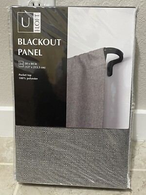 ULoft Blackout Panel, 50 By 84 Inches ( 127 By 213.3 cm), Set Of 2.