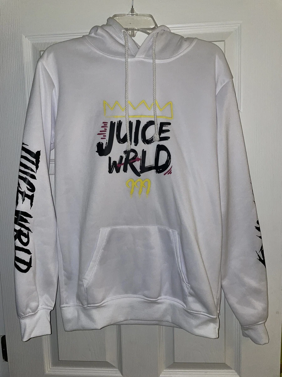 Juice wrld white clearance hoodie