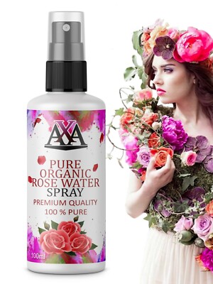 Rosenwasser Toner, 100% reines natürliches Rosenwasser Spray Rosen Gesicht Hydrosol Nebel