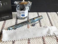 Leonardo Dodici 12 Magmatica Gold Trim 14K #8 Big nib Fountain Pen DHL express