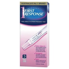 First Response Instream Pregnancy Test 3 Pack - Early Result -Fast Easy Accurate