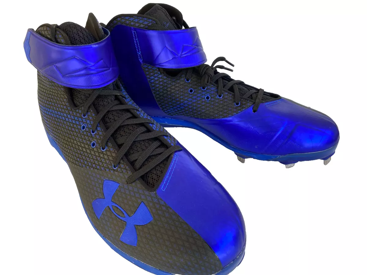 Under Armour Shoes Men Size 16 Baseball Cleats High Top Lace Up