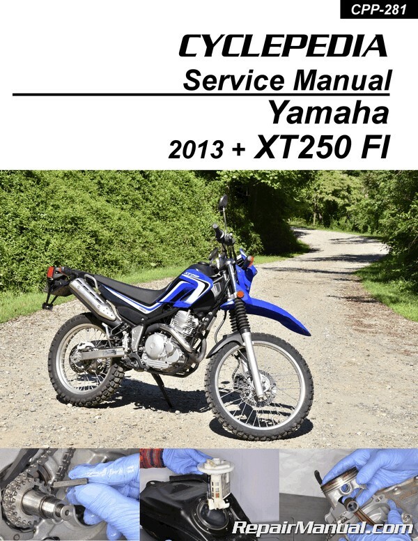 2013 - 2024 Yamaha XT250 Fuel Injected Motorcycle Print Service
