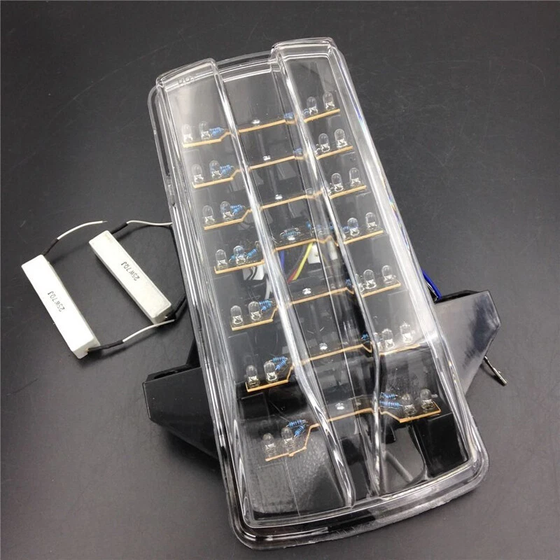 Luz LED transparente de señal de giro de freno trasero para Suzuki SV650 SV650S SV650A SV1000/S Foto 2 de 4