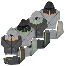 Kids Heavy Fleece Tracksuit Boys Hoodie Joggers Set Warm 100 Polyester