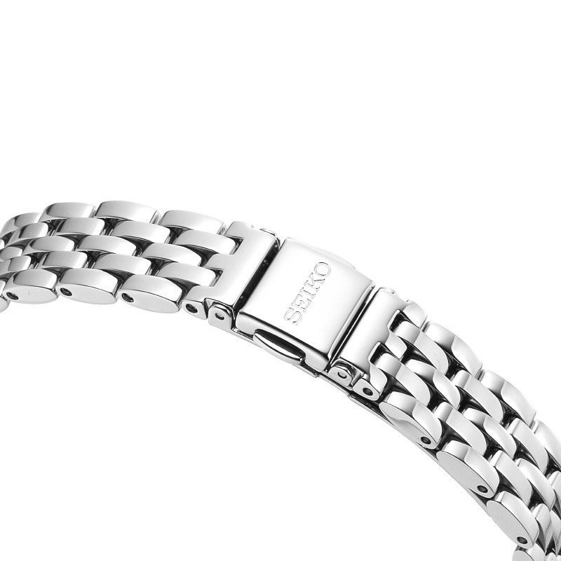 Seiko Women's Swarovski Crystals Stainless Steel Watch SXGP65P1