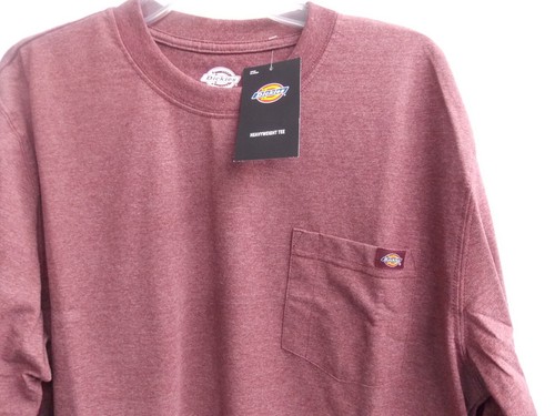 Camiseta de bolsillo Dickies manga larga peso pesado. Dickies Pocket T WL450 HBYD BU Heat - Imagen 2 de 4