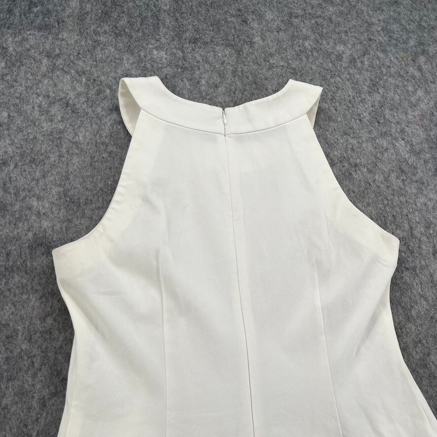 J McLaughlin Womens White Solid Sheath Dress Size… - image 13