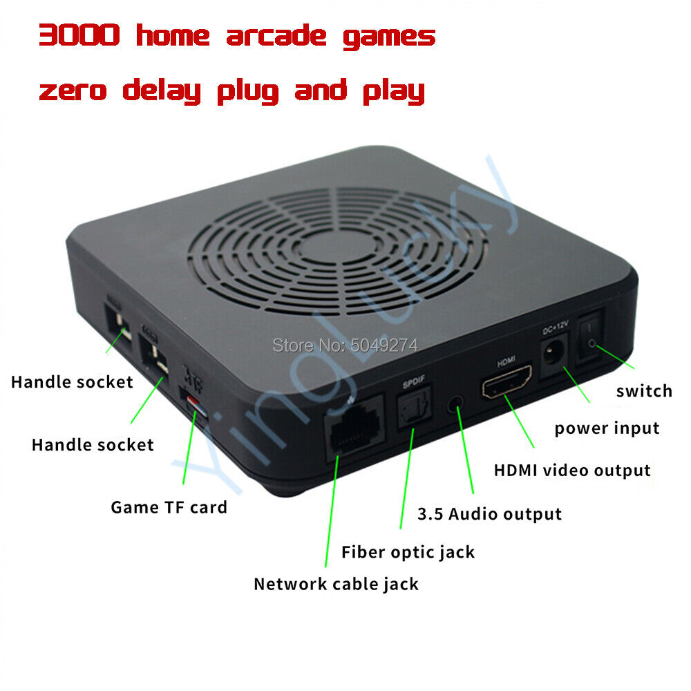 3D Pandora SAGA WiFi TV Game Box 3000 in 1 Arcade Console 10000+ Games  Download